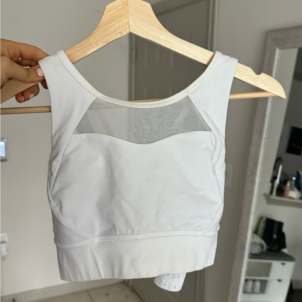 White lululemon sports bra!